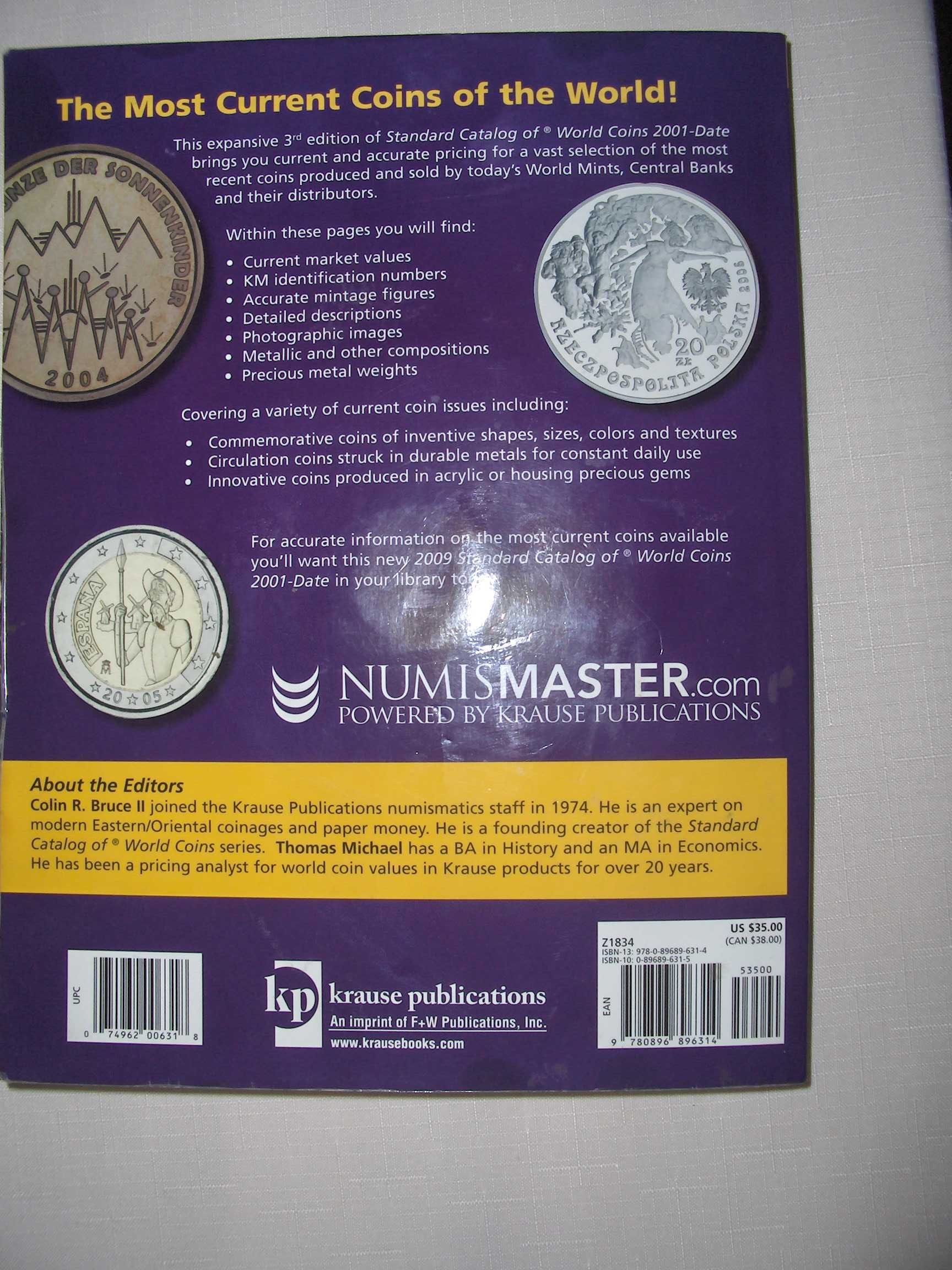 Katalog monet świata WORLD COINS  -Krause 3 edycja