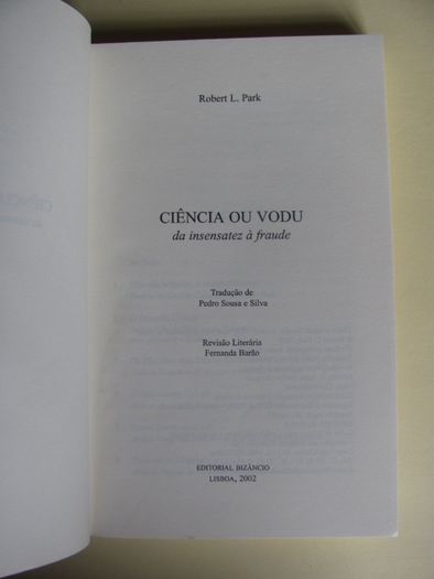 Ciência ou Vodu de Robert Park