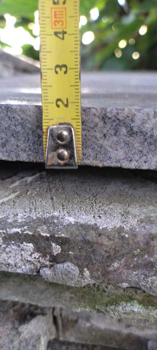 Płyty granitowe około 4,5m2 Gdańsk