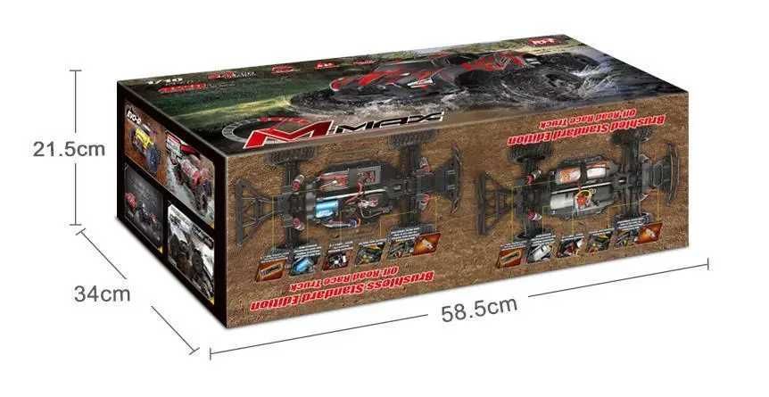 Remo Hobby M max Brushless 1:10 1035 безколекторний M  truck 4WD синя