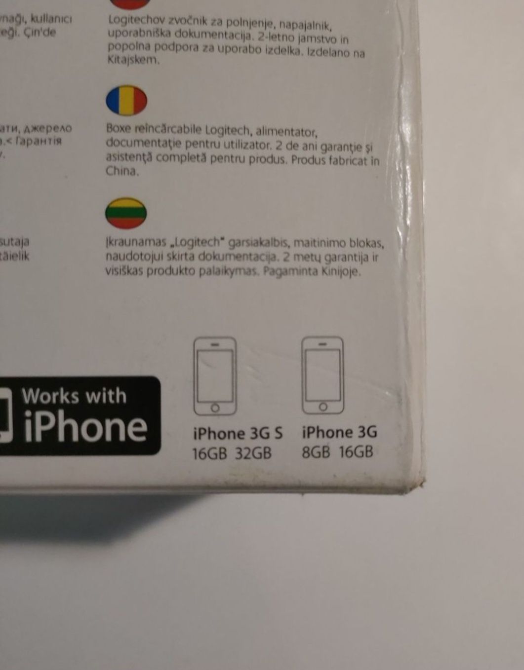 Logitech S315i-S-00078 glosnik stacja dokująca ladujacy