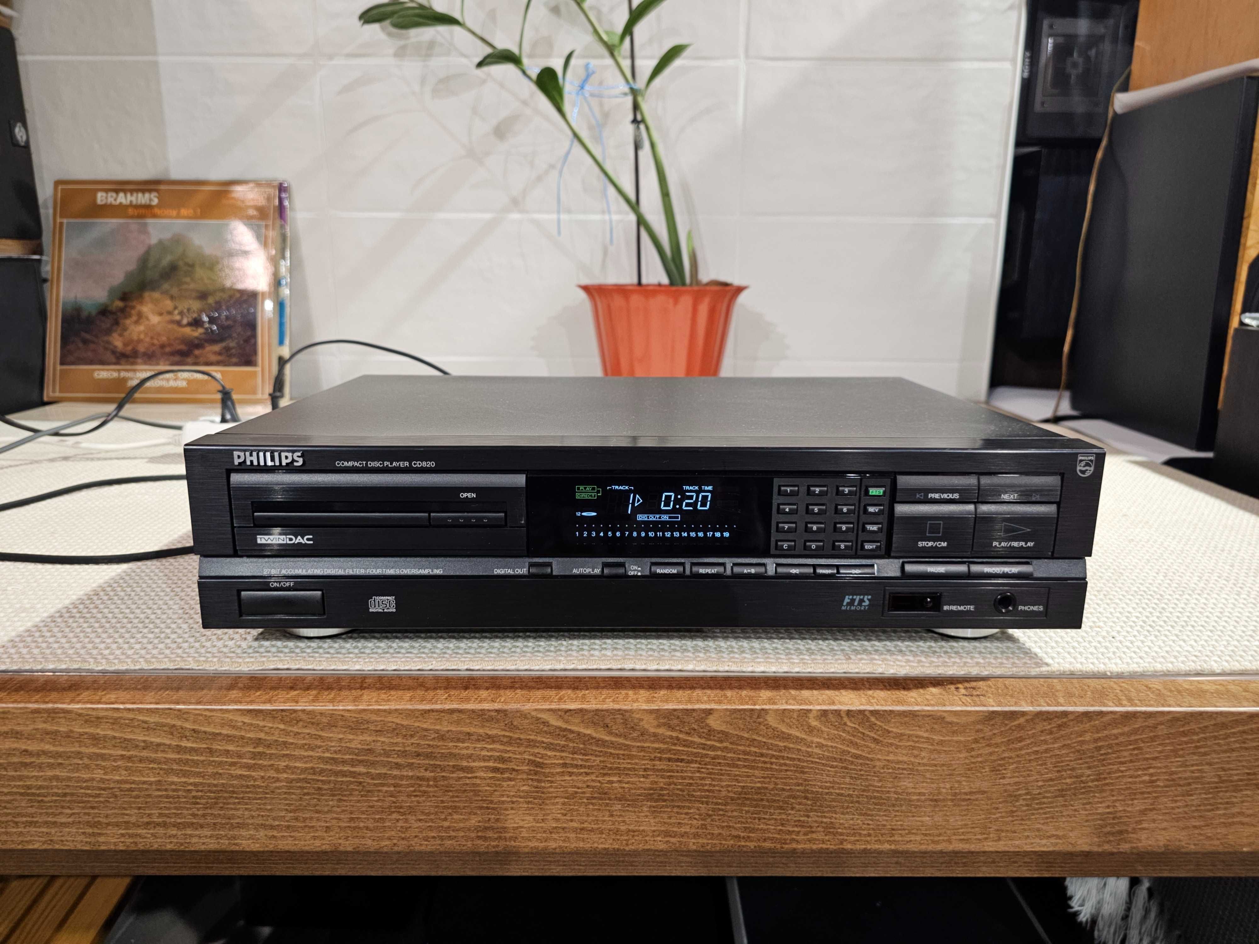 Програвач Philips CD820 DAC TDA1541 Compact Disc Player
