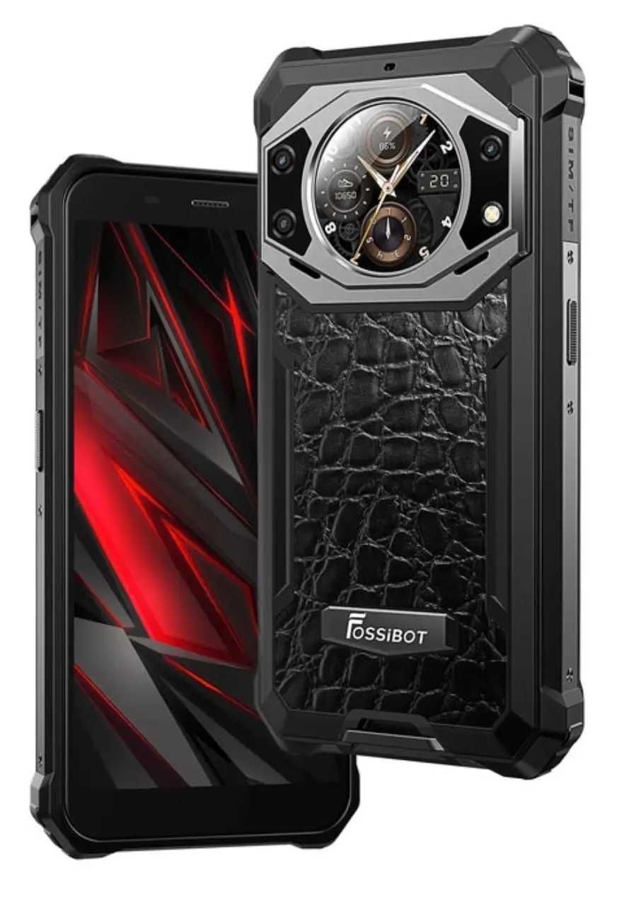 Смартфон Oukitel FOSSIBOT F101 Pro кожа крокодила 10600mAh 8/128Gb NFC