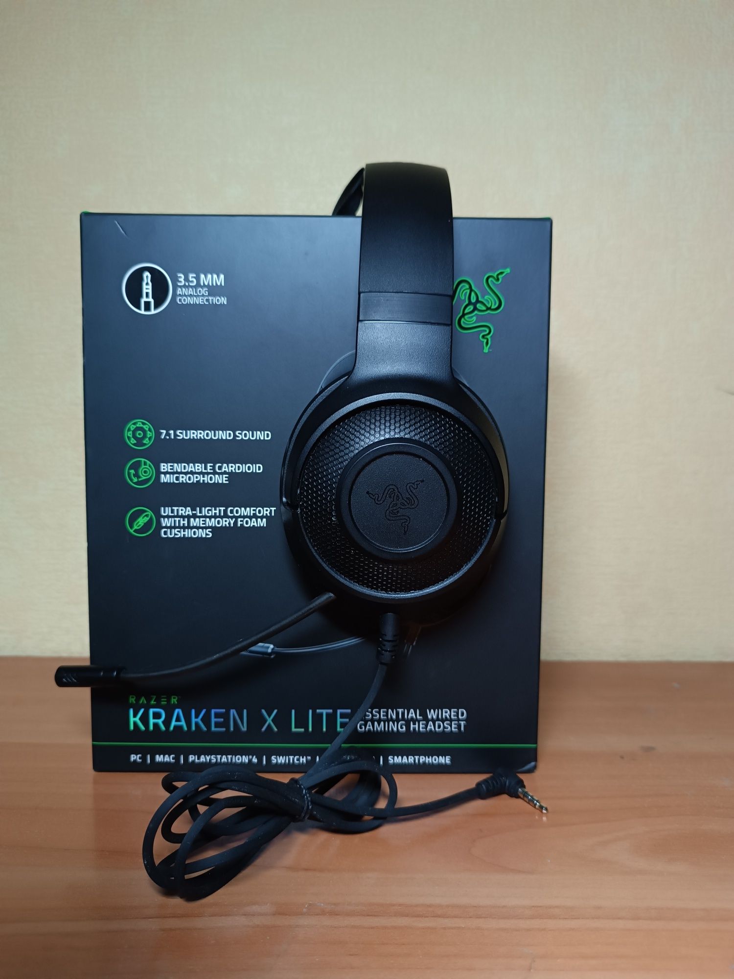 Гарнітура дротова ігрова Razer Kraken X Lite (RZ04-02950100-R381)