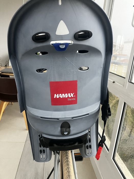 Cadeirinha bebe para bicicleta Hamax