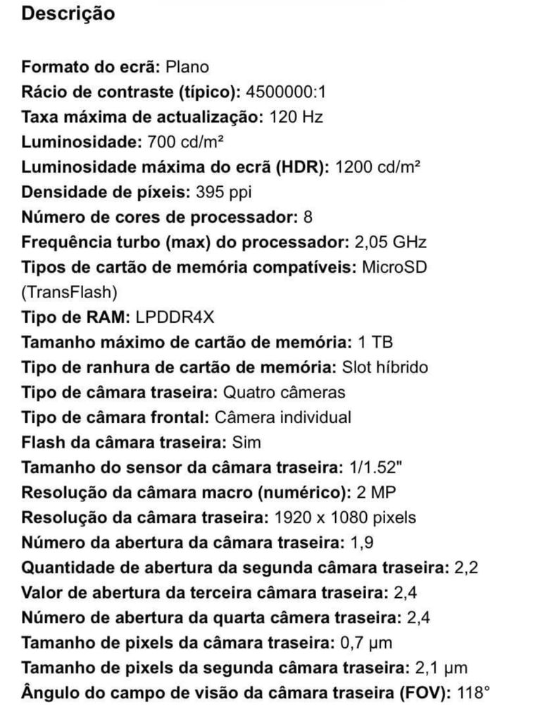 Smartphone Xiaomi Redmi Note 11 Pro | 8 GB | 128 GB C/ GARANTIA