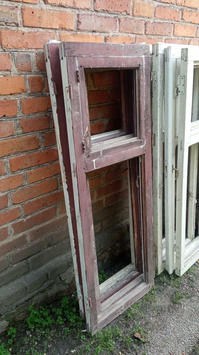 Вікна дерев'яні двохстворчаті / деревяні без скла