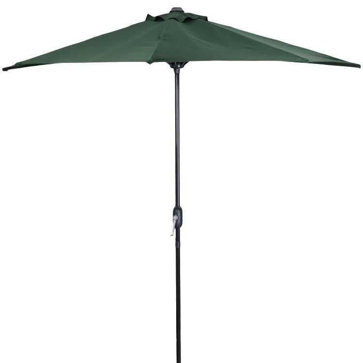 Parasol ogrodowy pół-parasol ścienny na taras 2,7 m zielony