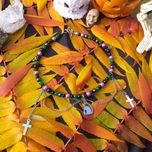 Naszyjnik wisiorek Handmade halloween spooky time