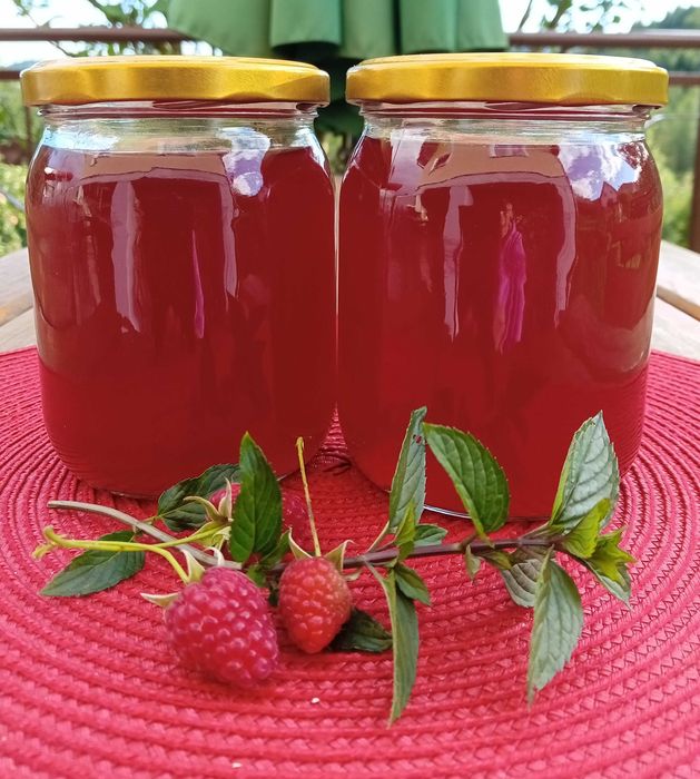 Sok miętowo - malinowy