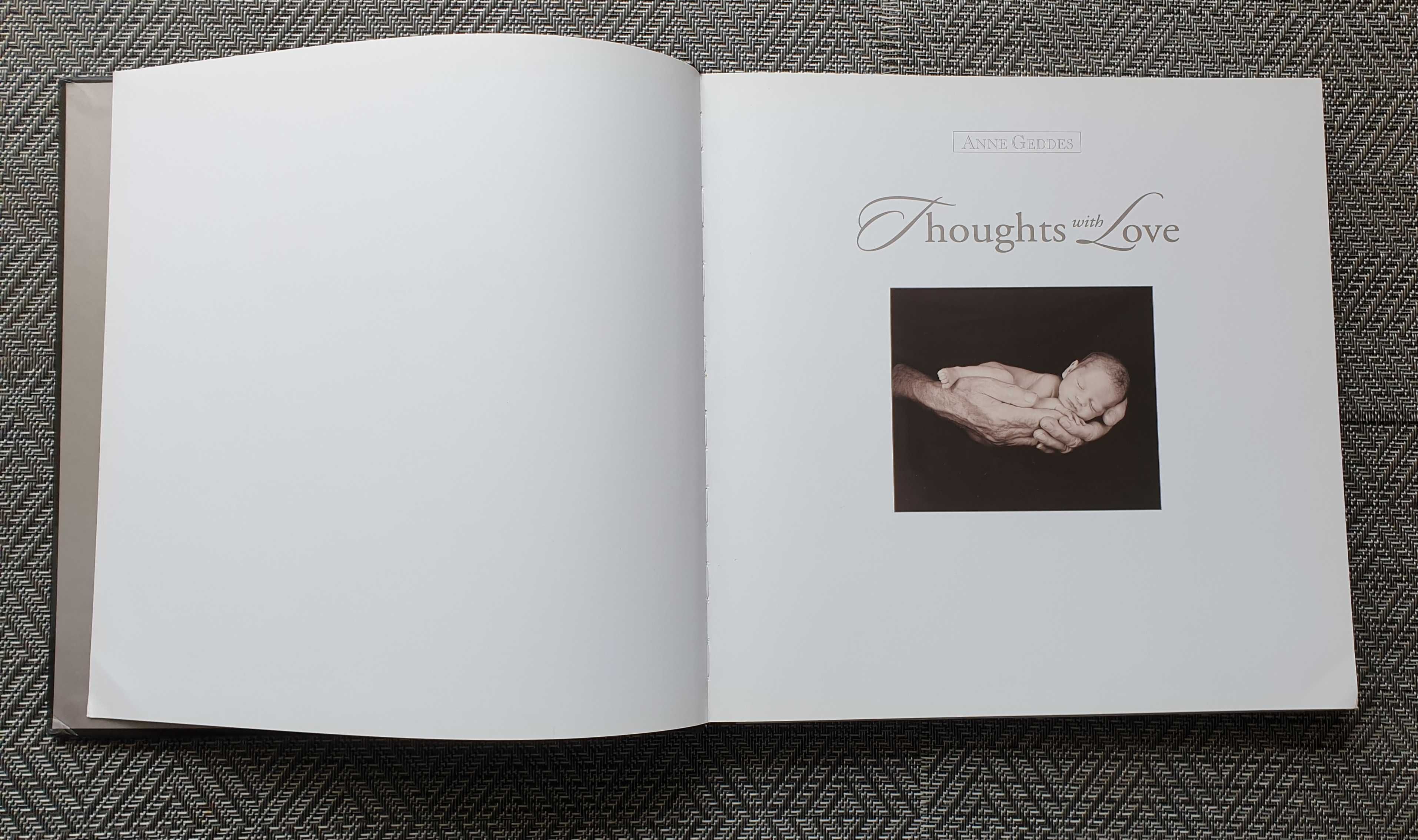 Album Anne Geddes Thoughts Love ilustracje zdjęcia fotografie dzieci