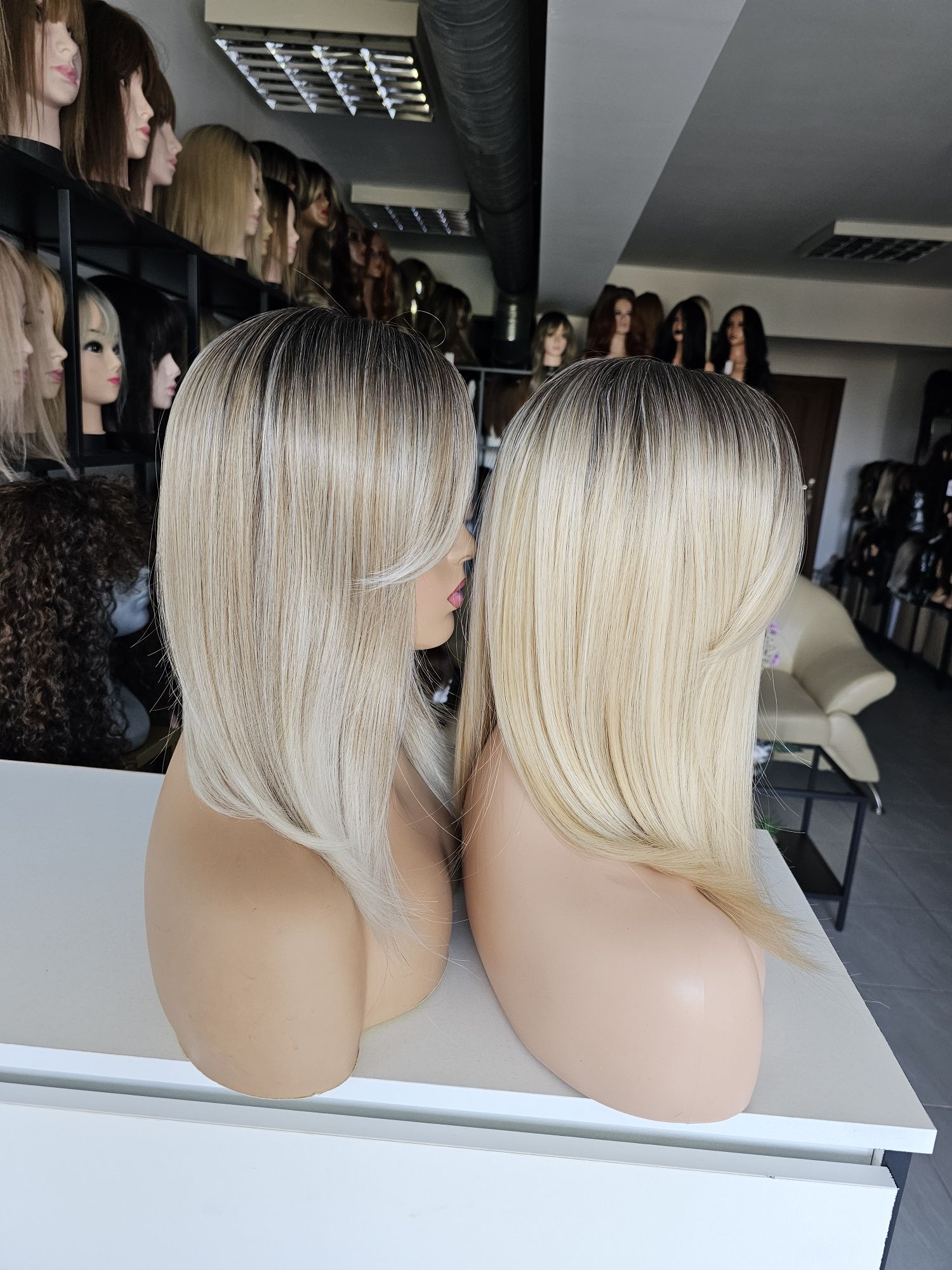 Tupet topper Nel beżowy blond słoneczny blond 3D naturalny efekt