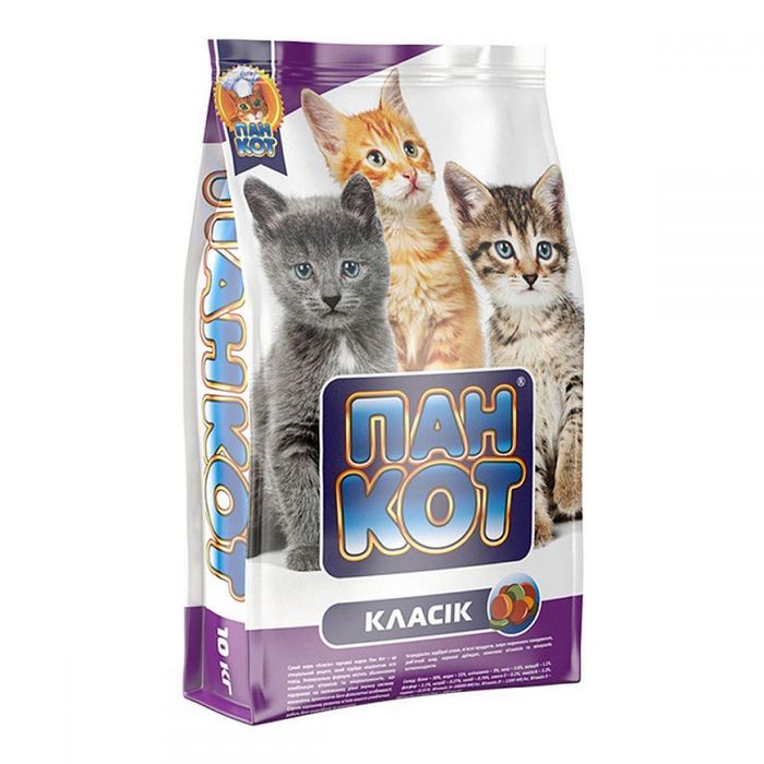 Сухий корм для котів / Сухой корм для котов ТМ “Пан Кіт” — Опт/Роздріб