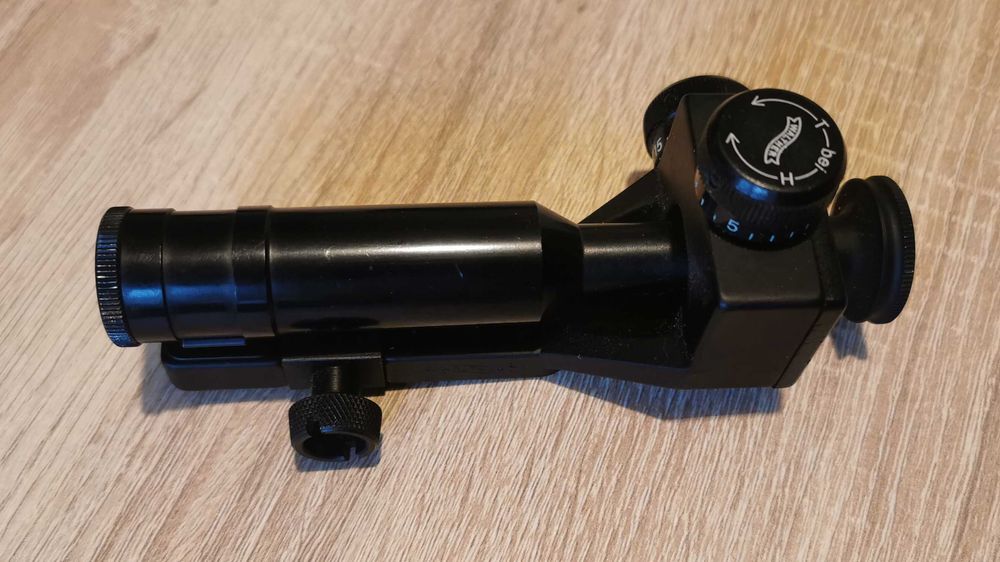 Diopter i muszka  tunelowa Walther 11 mm i 9 mm Przyrządy celownicze