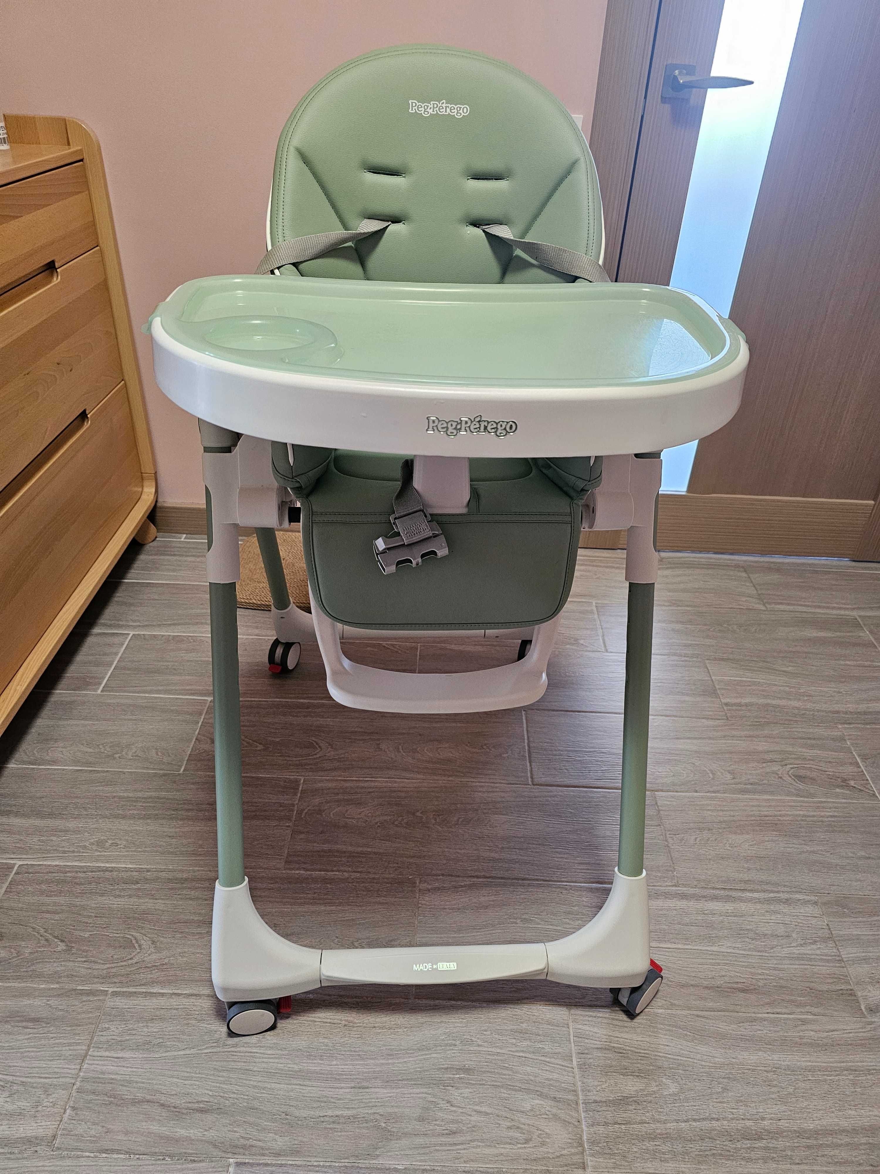 Стільчик для годування Peg Perego Prima Pappa Follow Me Mint