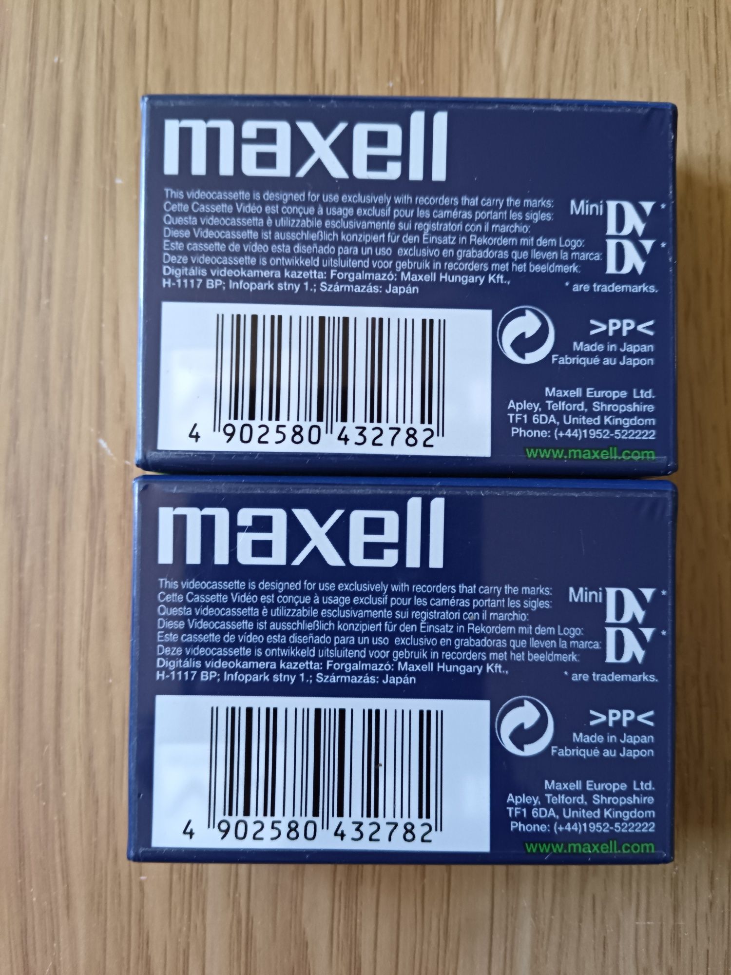 KASETA MINIDV Mini DV do kamer 60min Maxell DVM60