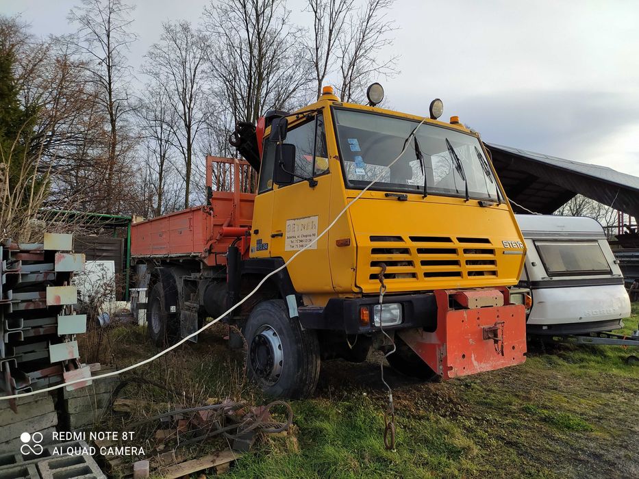 Steyr 4x4 19s24 wywrotka hds palfinger zamiana