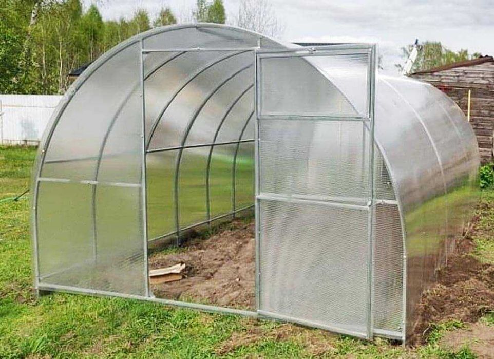 Szklarnia z poliwęglanu 3x4 3x6 3x8 3x10 3x12m pr. 40x20/20x20mm 4-6mm