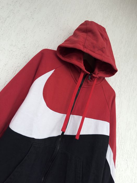 Чоловіча зіп кофта худі байка Nike NSW Big Swoosh Logo Свуш оригінал