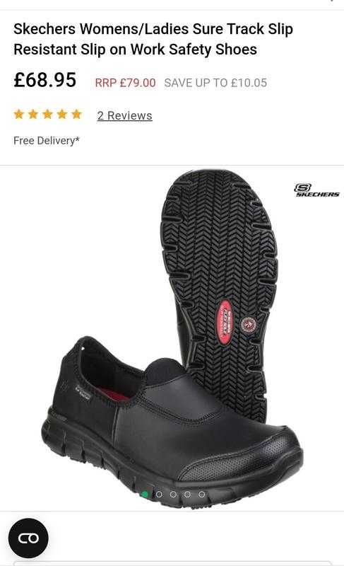 Жіночі мокасини робоче взуття skechers sure track slip-on
