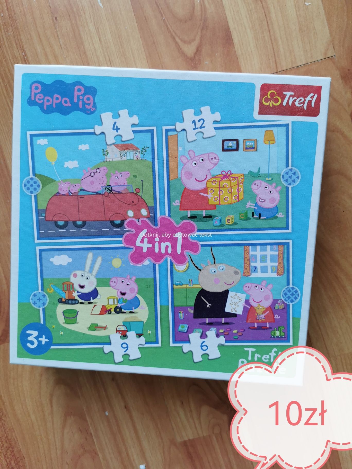 Puzzle peppa 4w1