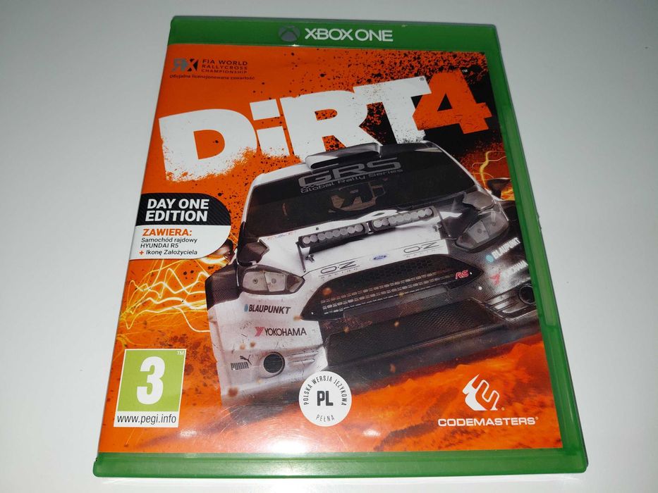xbox one DIRT 4 mówią po polsku rajdy wrc Colin McRea