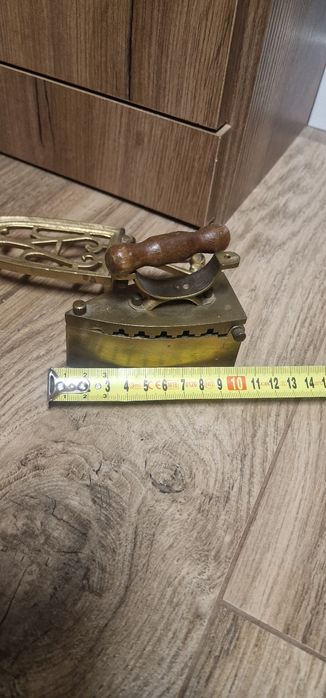 Mini Żelazko Mosiężne Zabytkowe Łódź