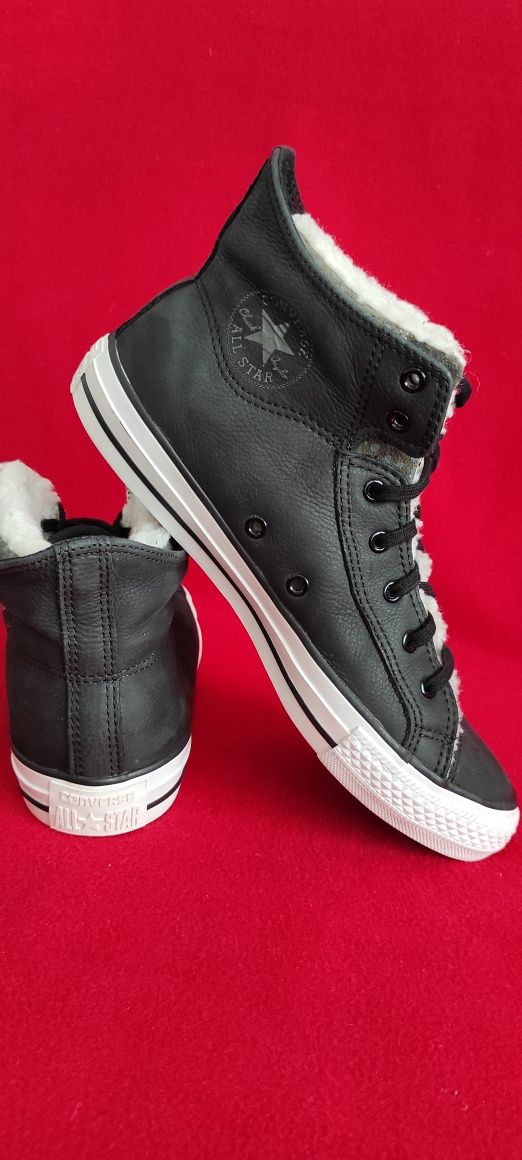 Converse Chuck Taylor buty zimowe skóra naturalna rozmiar 39 (24,5 cm)