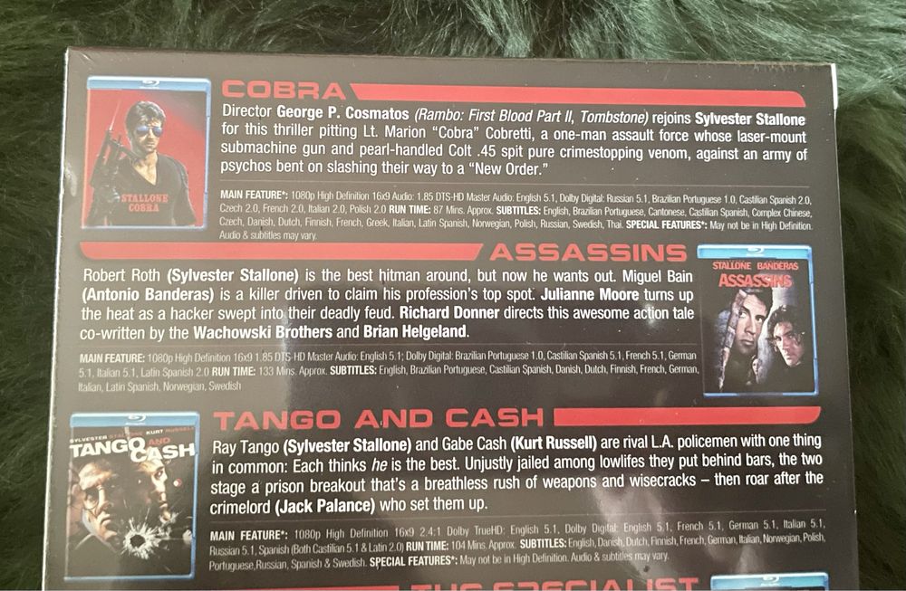 Stallone Collection Kolekcja Pięciu  Filmów Blu-Ray