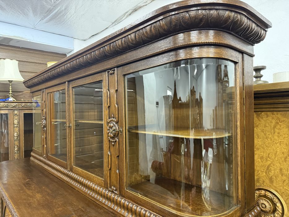 Антикварний комод, буфет, дубовий комод, вітрина, сервант, антик