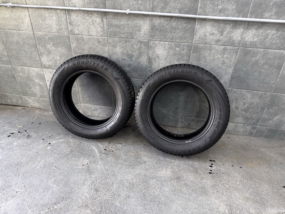 Opony 205/60/16 – Goodyear zimowe, 2 sztuki, 6 mm bieżnika