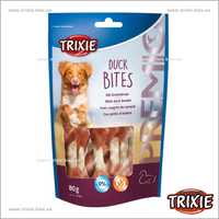 Ласощі для собак Trixie кісточки "Duck Bites" 80g пачка