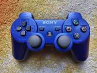 Oryginalny Pad PS3 Playstation 3 Sony Niebieski Blue - Stan BDB