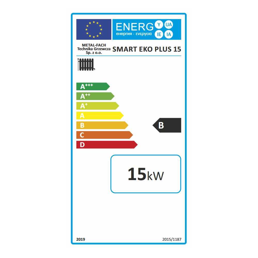 Kocioł na eko-groszek METAL-FACH SMART EKO Plus 15 kW - zapalarka