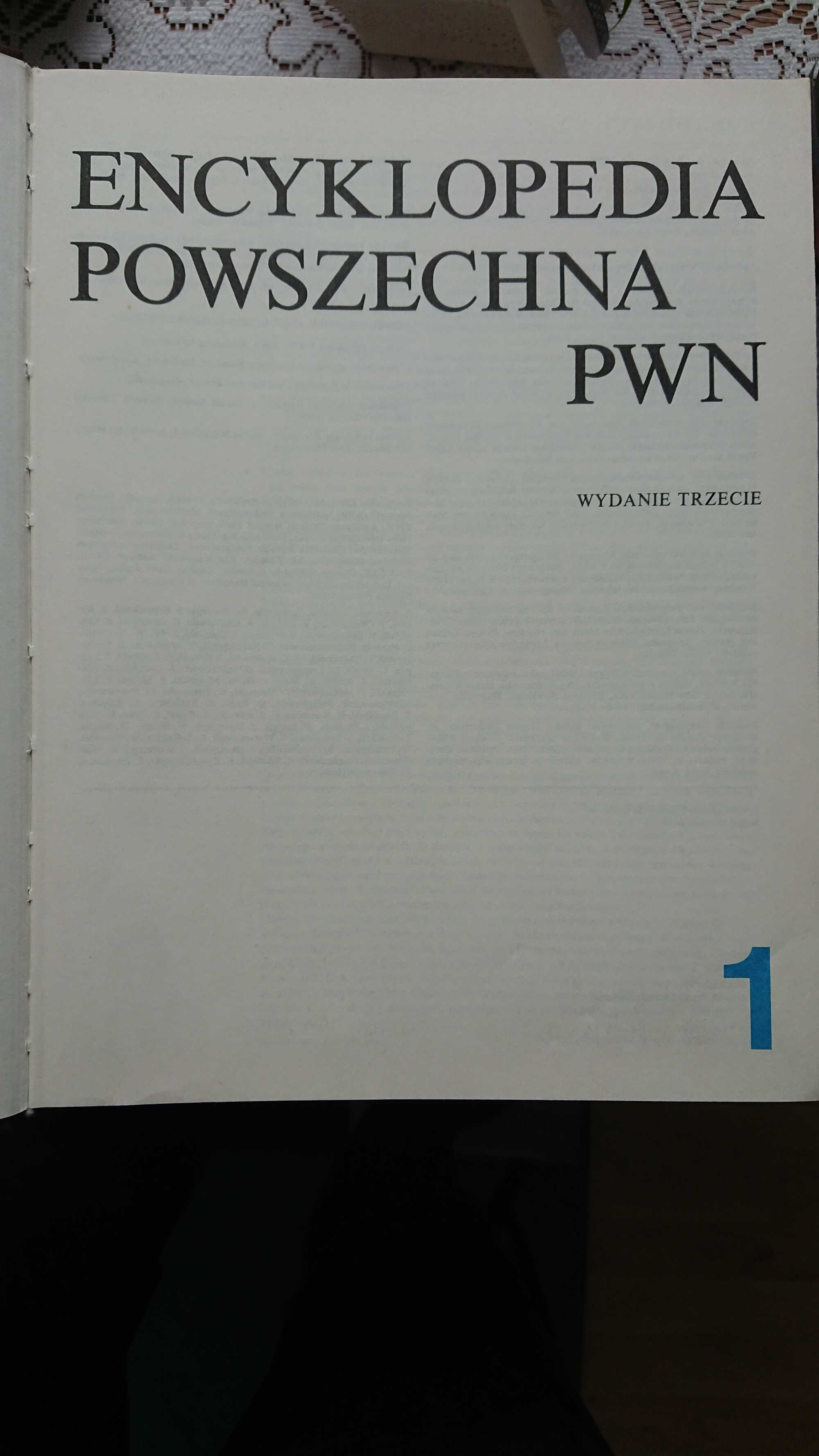 Encyklopedia Powszechna PWN 4 tomy, wydanie III