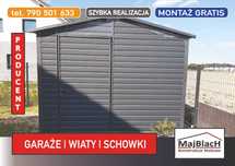 Garaż Blaszany na Narzędzia - do Ogrodu - Garaże Blaszane - Maj-Blach