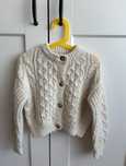 Sweterek bialy zara 130