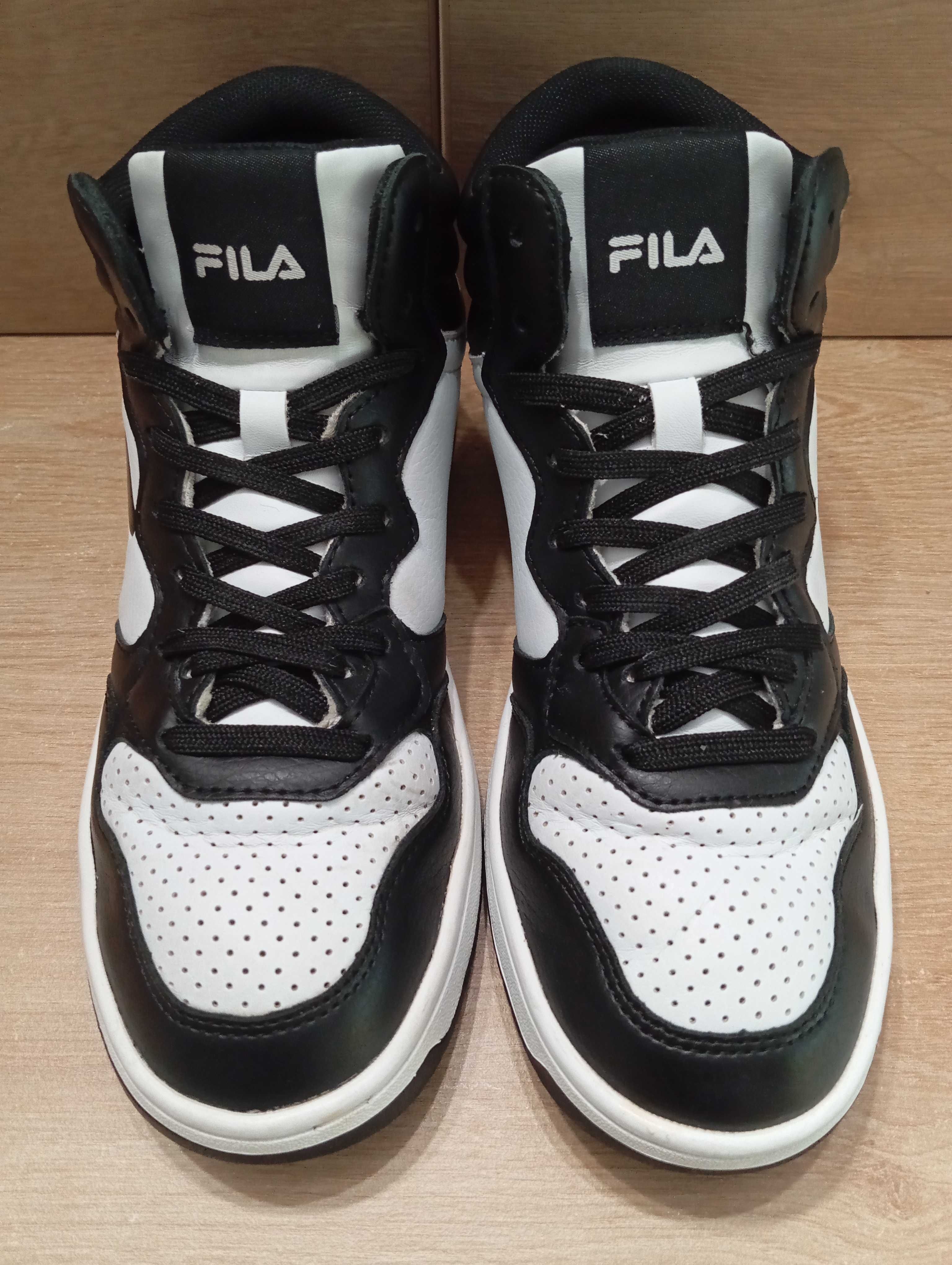 FILA Buty Sneakersy ocieplane czarno-białe rozm. 37 /24cm
