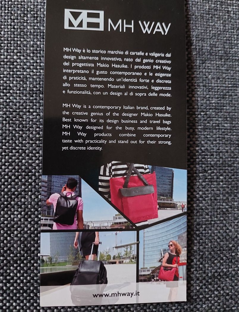Torba walizka podróżna na kółkach laptop TROLLEY 48 ORE MH WAY