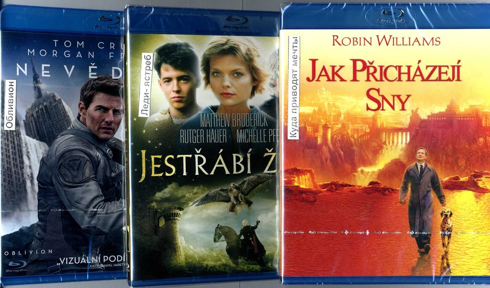 blu-ray асорті Рокки Люси Леди ястреб Обливион Казино Море любви...