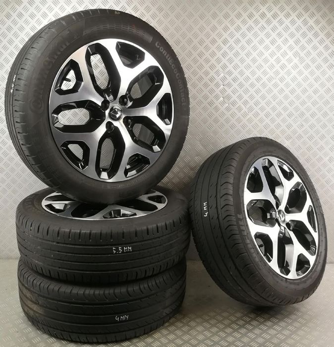 205/55R17 opony koła letnie felgi aluminiowe 17X6,5 4x100 RENAULT CAPTUR