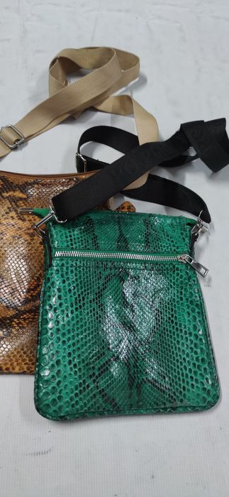 Сумочка через плече пітон кросбоді
