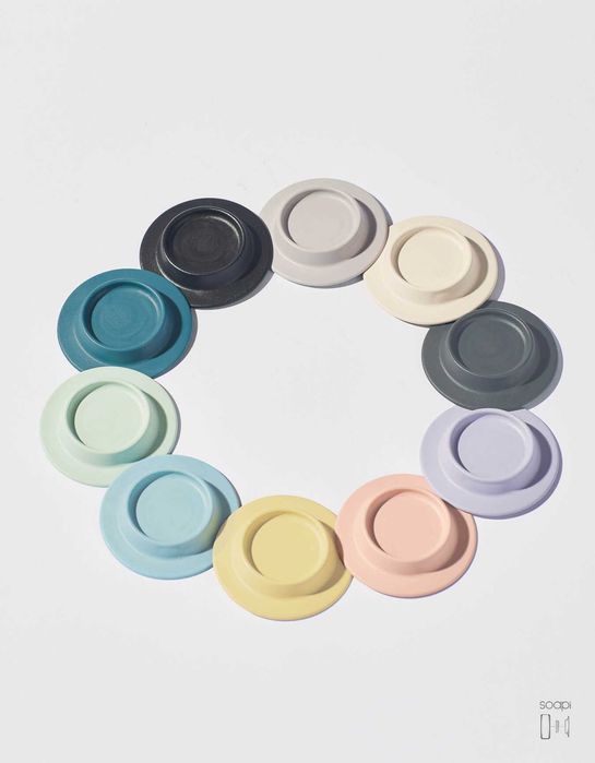 Soapi Light Blue - Magnetyczny Uchwyt do Mydła i Szamponu