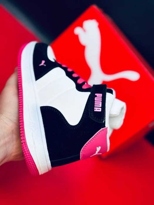 Хайтопы высокие кроссовки Пума зима / женские теплые кроссовки Puma