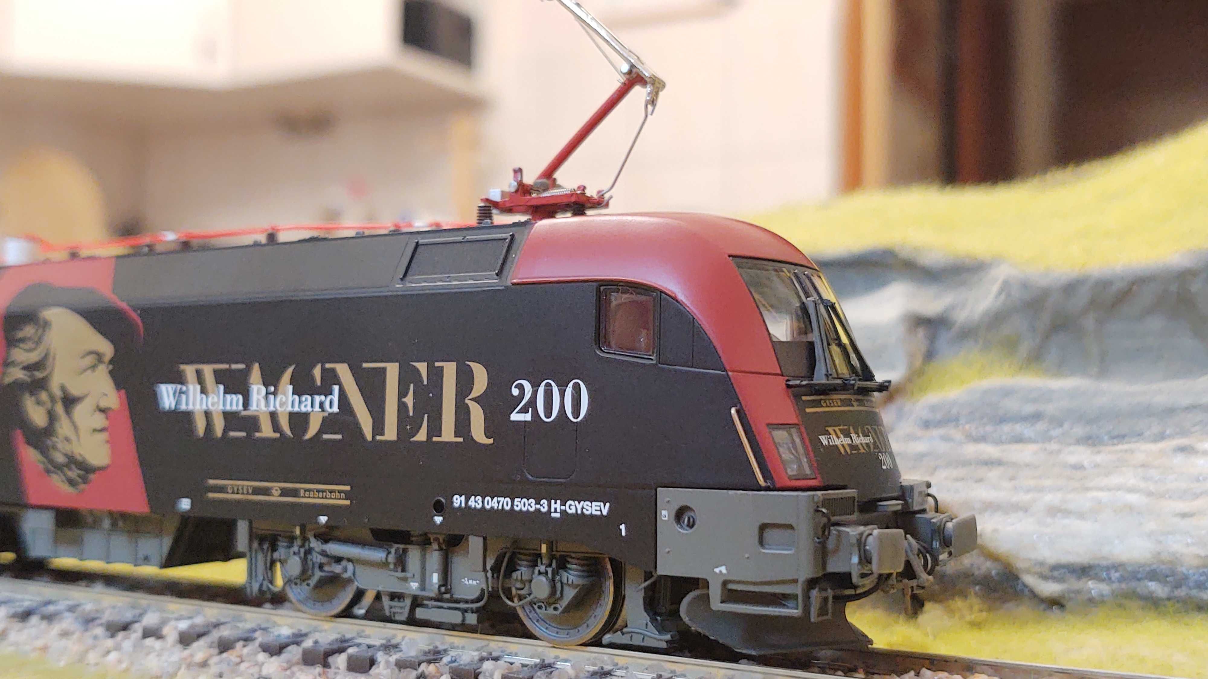 Lokomotywa elektrowóz JAEGERNDORFER BR 470 MAV/GySEV 28000. H0