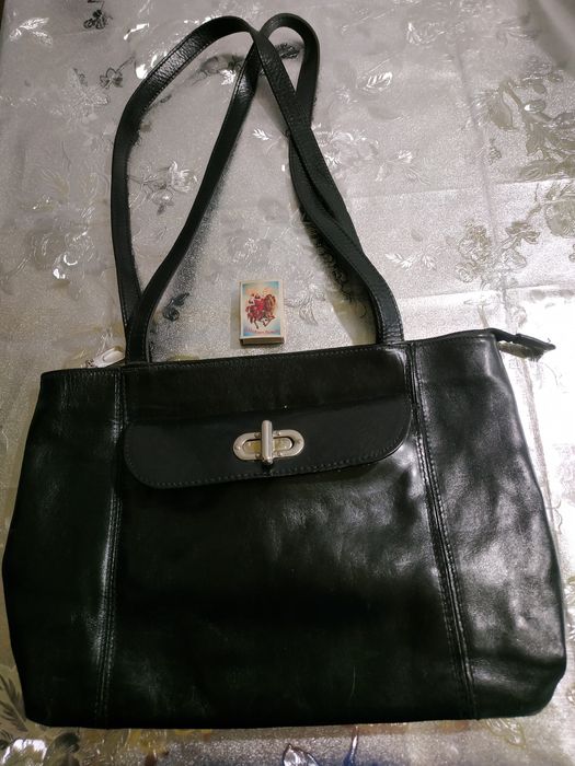 Сумка женская бу. Кожа.