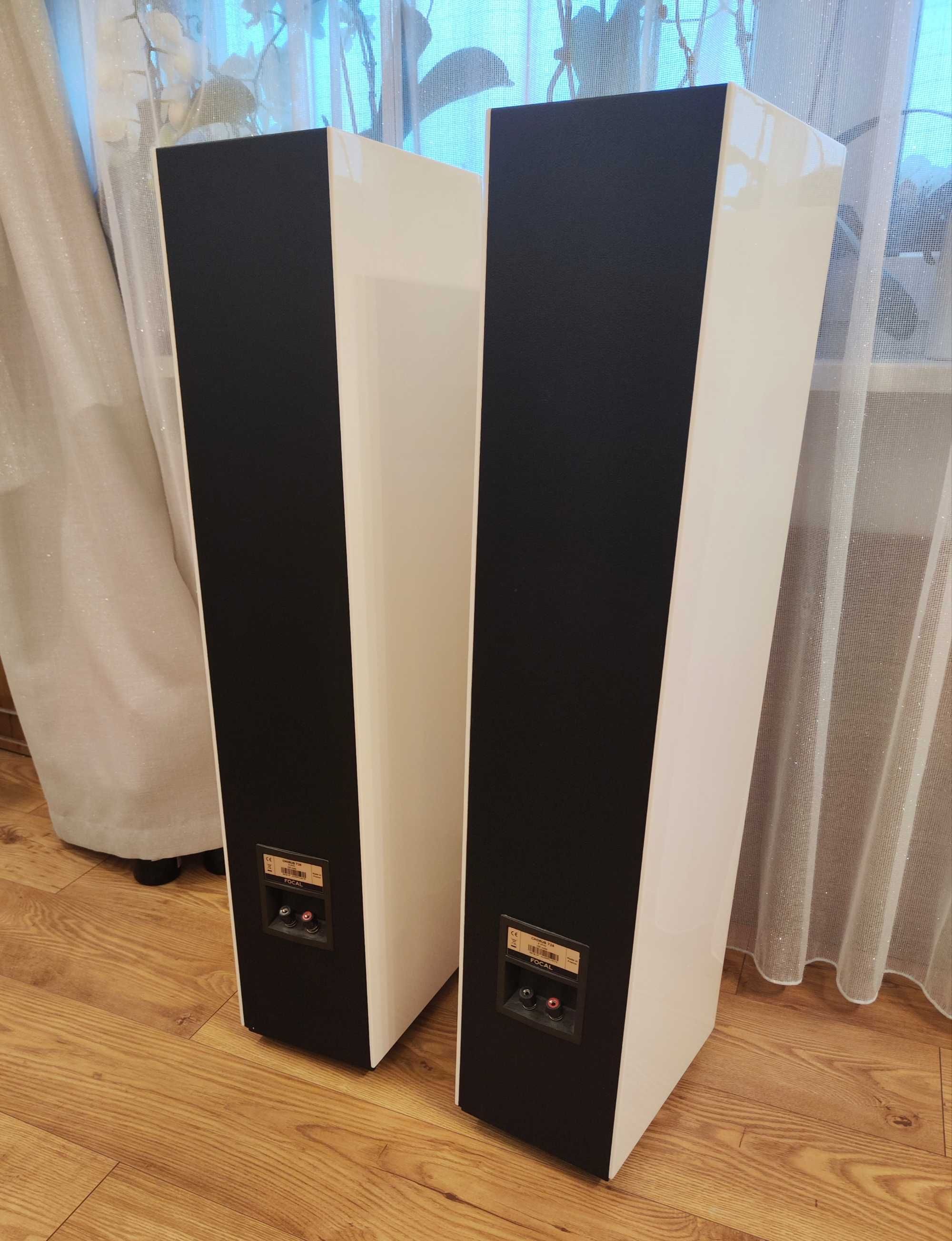 Focal Chorus 726 biały lakier/skóra bdb stan