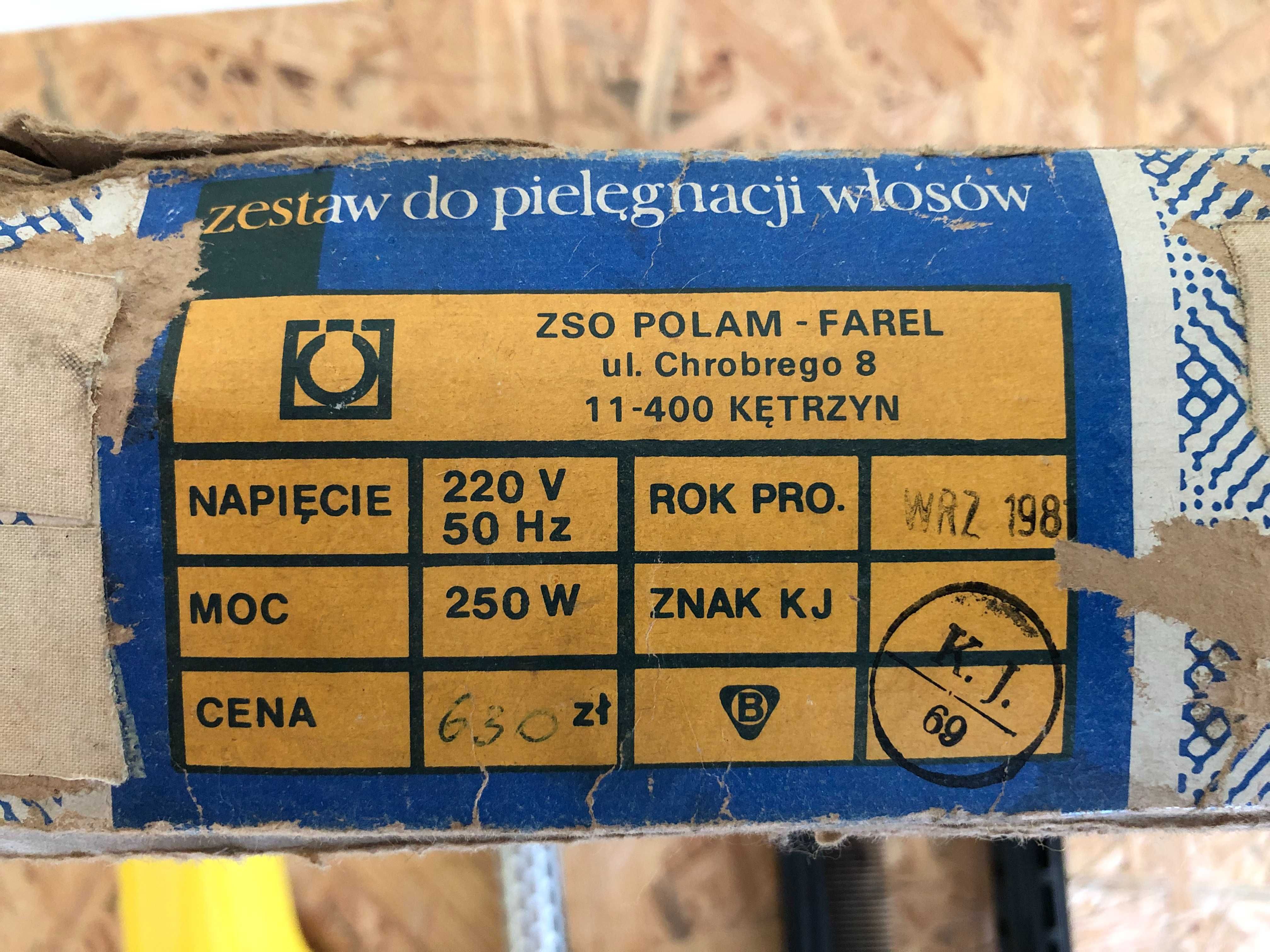Suszarka PRL Zestaw do Układania Włosów FAREL SRN-17