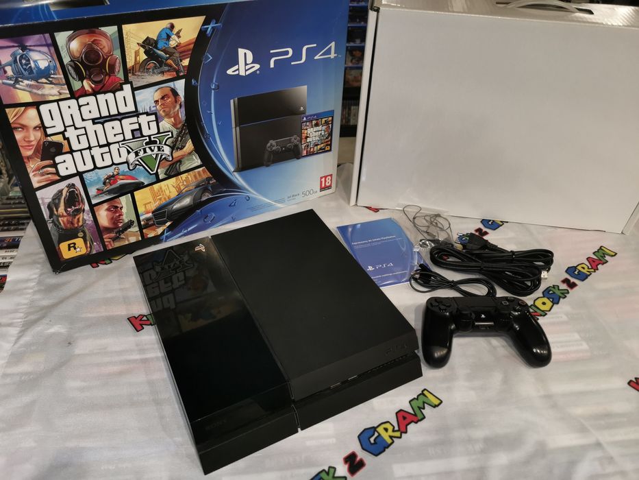 Konsola PS4 500 GB w pudełku (sklep Ursus) GWARANCJA