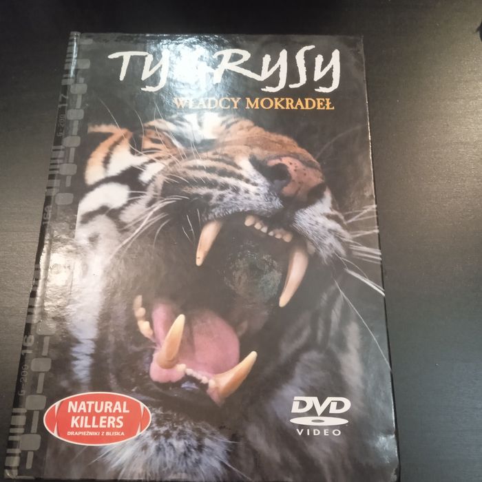 Książka tygrysy+dvd nowa